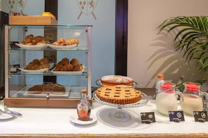 Daily buffet breakfast (EUR 15 per person)