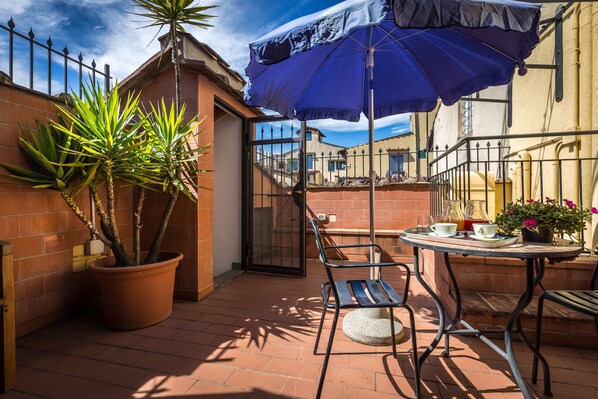 Terrasse sur le toit