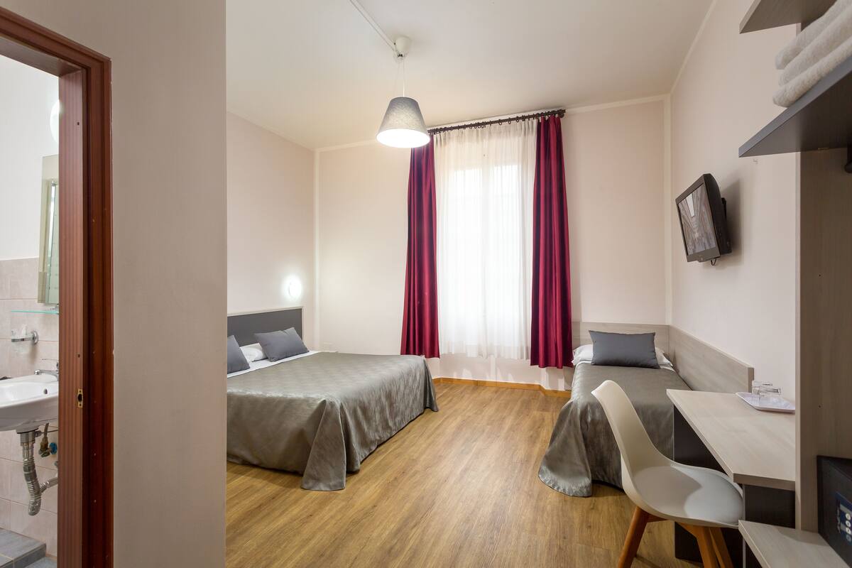 Minibar, in-room safe, soundproofing, iron/ironing board (on request)