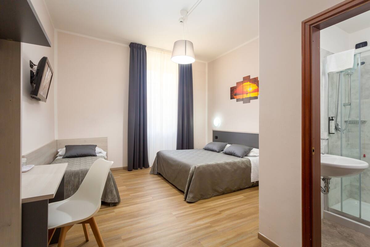 Minibar, in-room safe, soundproofing, iron/ironing board (on request)