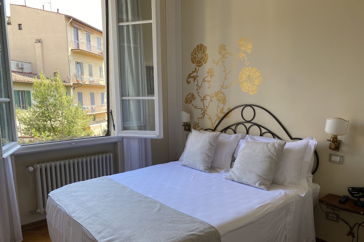 Small Double with Balcony - First Floor | Free minibar, in-room safe, desk, free WiFi