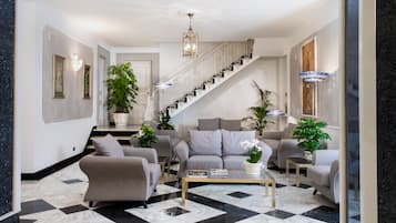 Sala de estar en el lobby