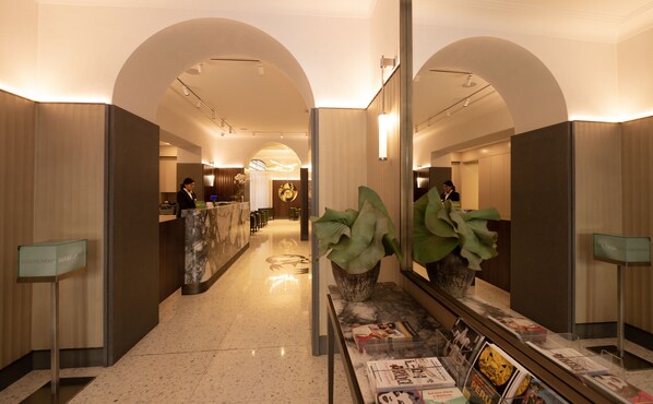 Interior entrance