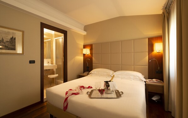 Superior Double Room | Down duvets, minibar, in-room safe, desk