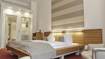 Superior Double Room | Hypo-allergenic bedding, minibar, in-room safe, individually decorated