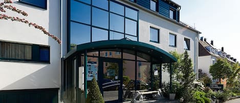 Majoituspaikan julkisivu