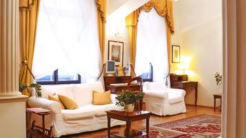 Sitteområde i lobbyen