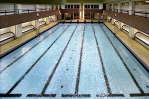 Indoor pool, outdoor pool