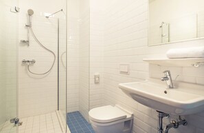 Standard Double or Twin Room | Bathroom | Hair dryer, towels - Hotel Axa Prague (Prague)