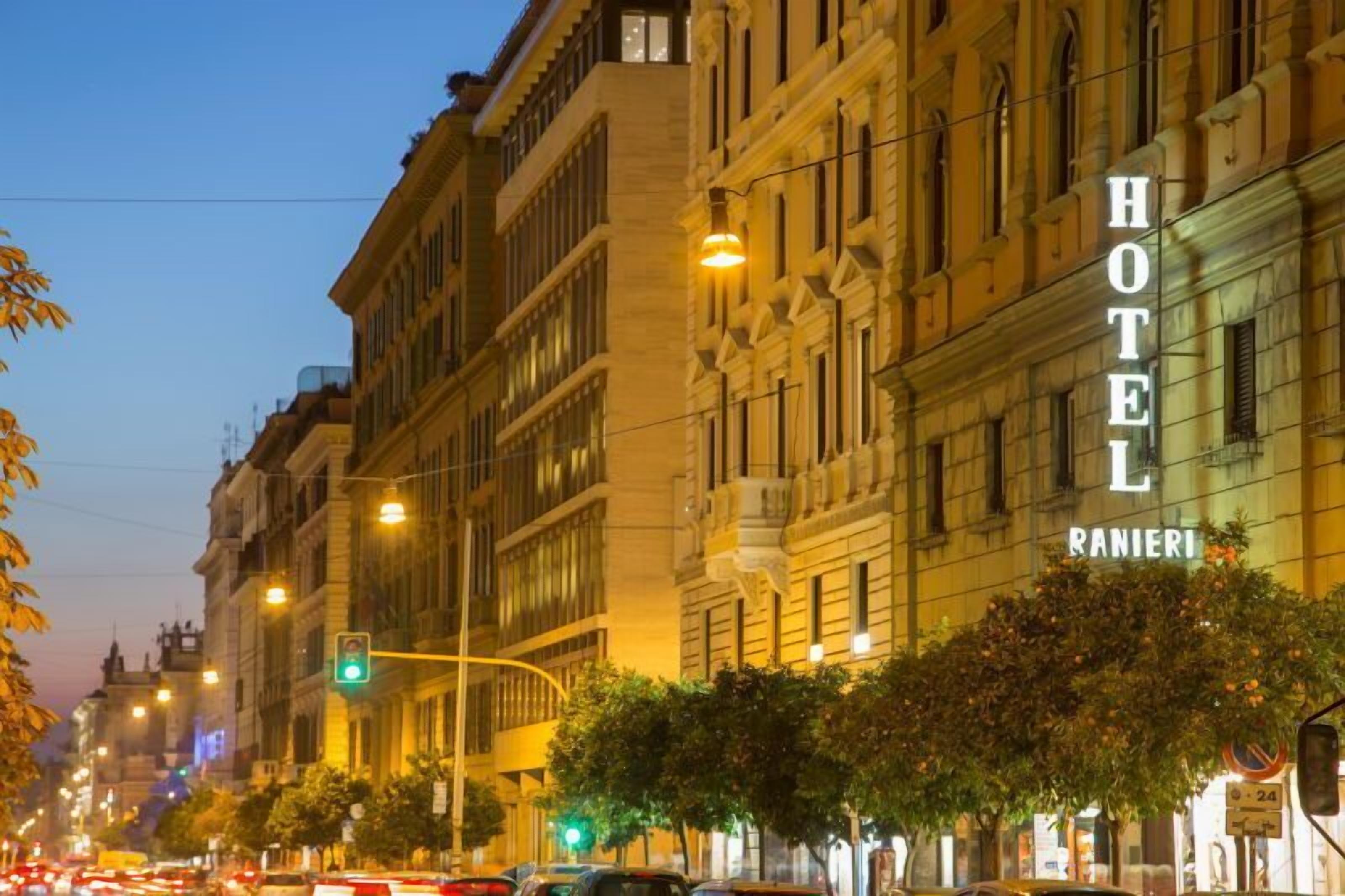 front of property – evening/night