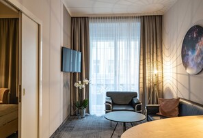 Superior Suite | 1 bedroom, hypo-allergenic bedding, minibar, in-room safe - Starlight Suiten Hotel Salzgries (Vienna)
