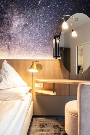 1 habitación, ropa de cama hipoalergénica y minibar 