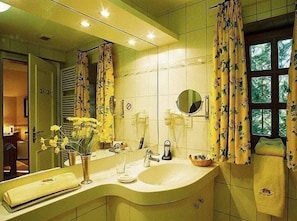 Double or Twin Room, Balcony | Bathroom | Separate tub and shower, hair dryer, towels