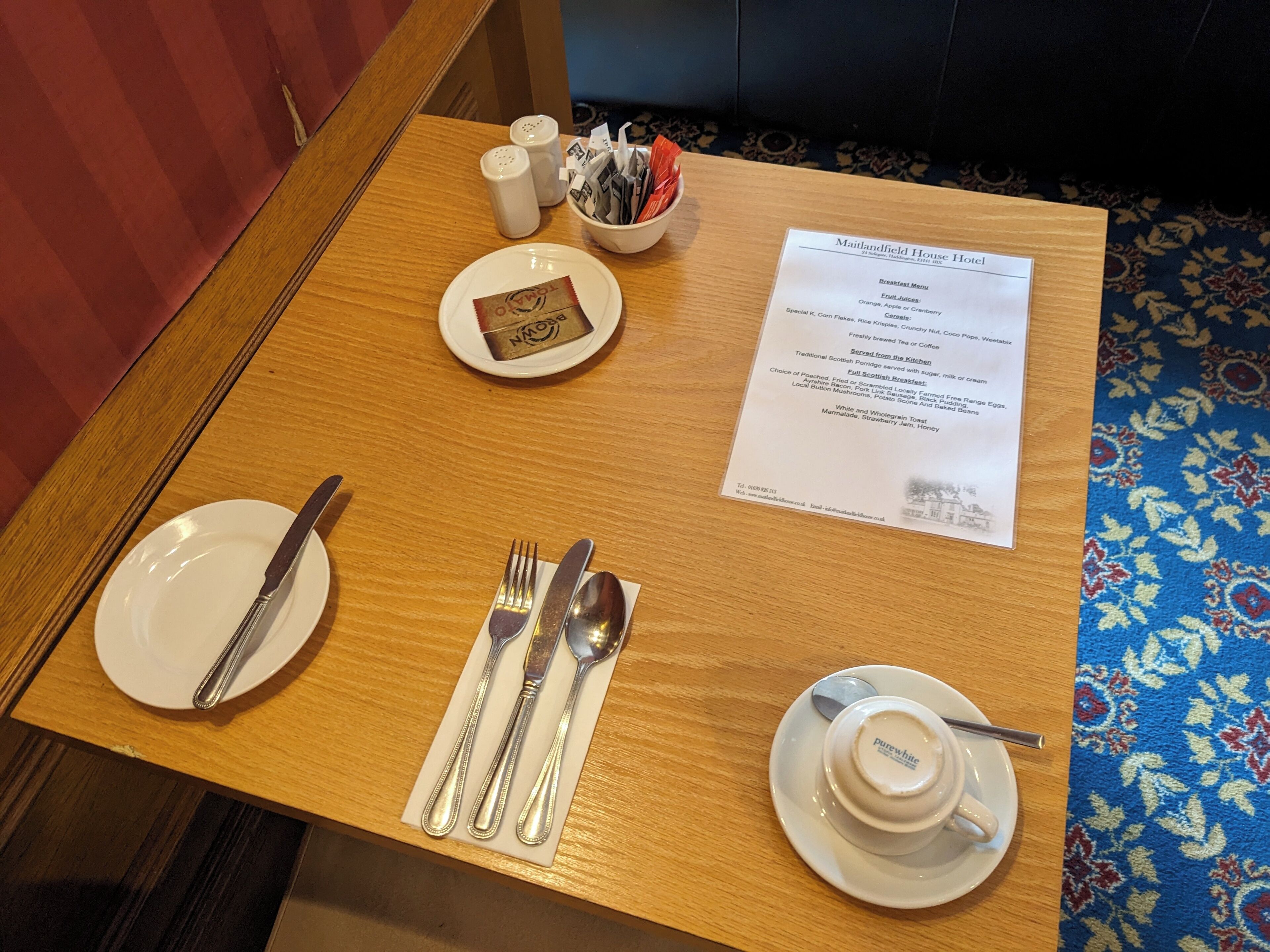 Free daily cooked-to-order breakfast 