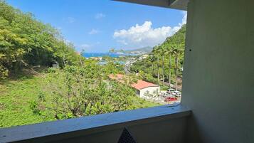 Comfort Single Room, 1 King Bed, Kitchenette, Ocean View | Terrace/patio