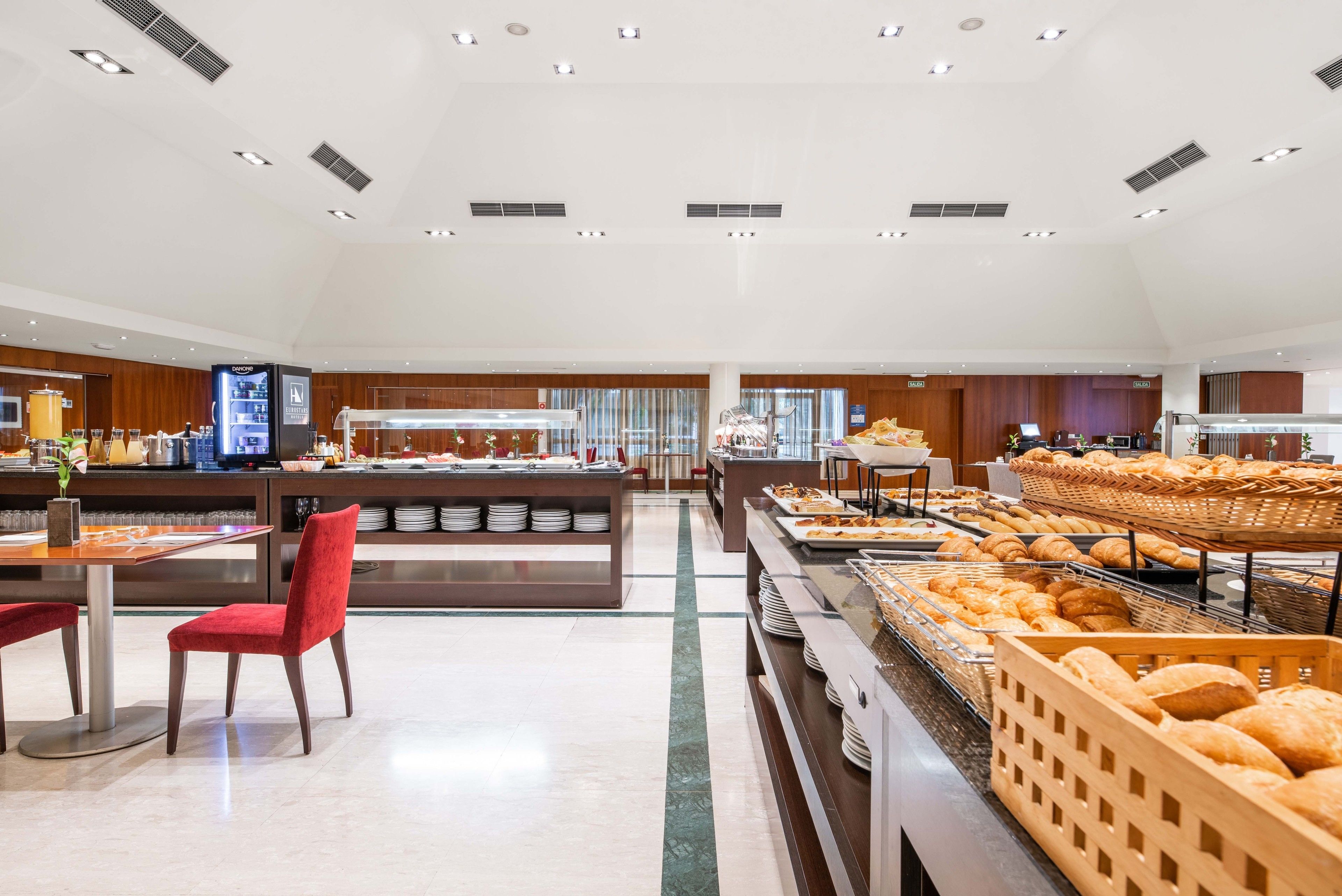 daily buffet breakfast (eur 13 per person)