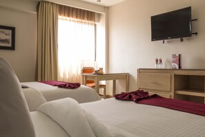In-room safe, desk, blackout curtains, soundproofing