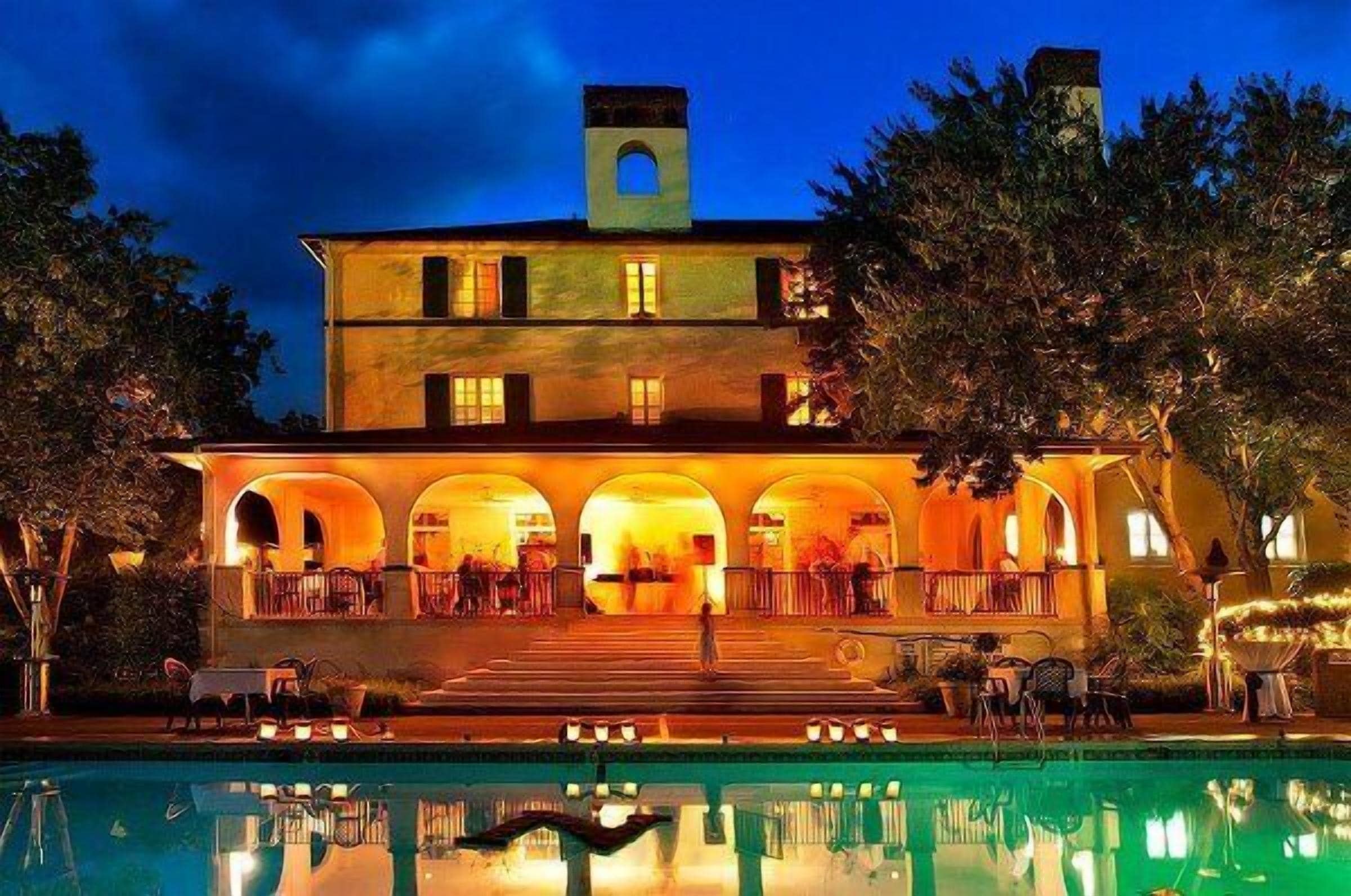 front of property – evening/night