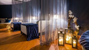 Couples treatment room(s), sauna, hot tub, mud baths, hydrotherapy
