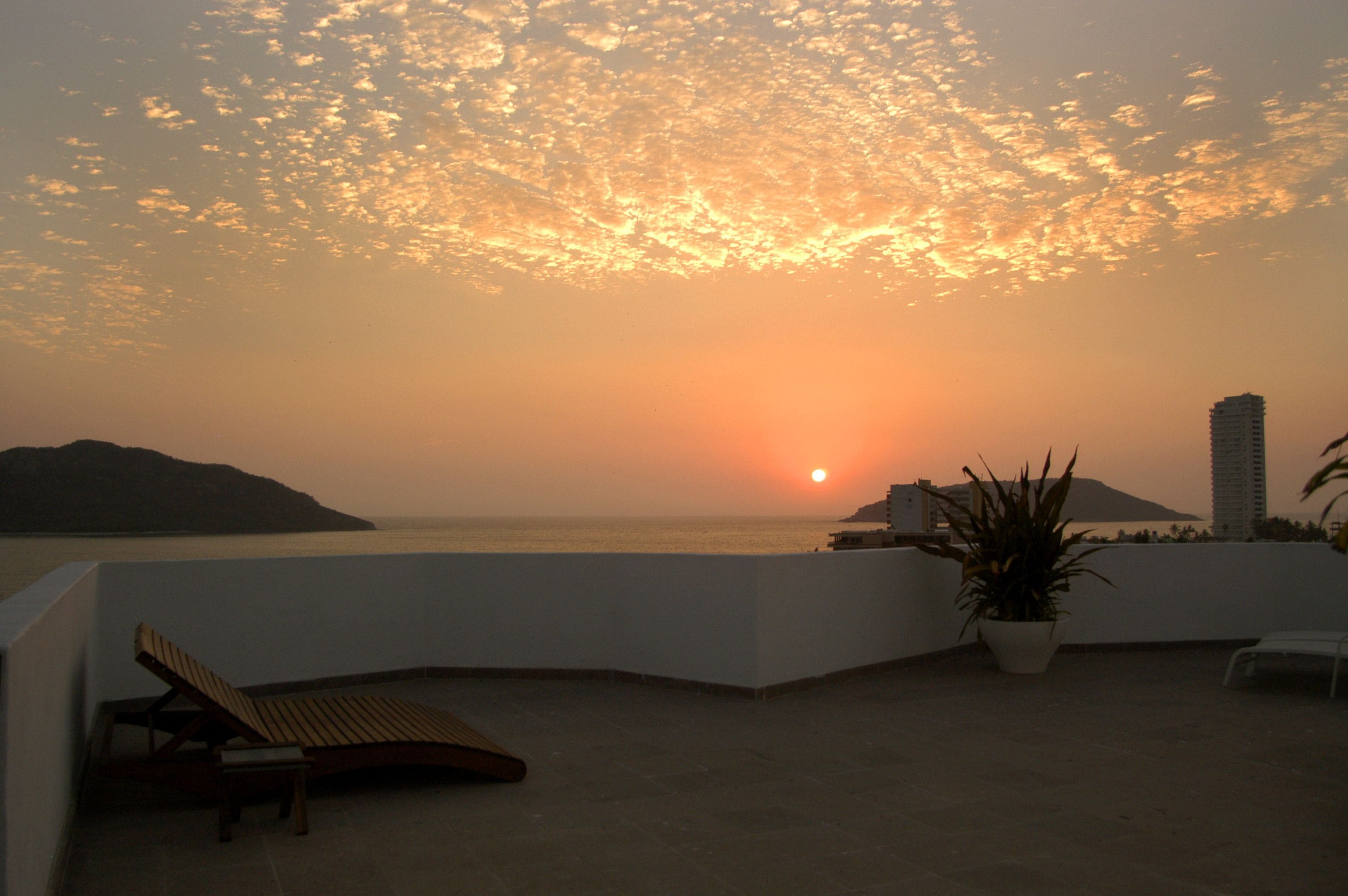 on the beach, beach umbrellas, 2 beach bars