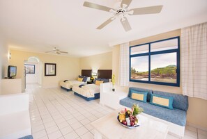 Premium bedding, pillow-top beds, in-room safe, blackout curtains