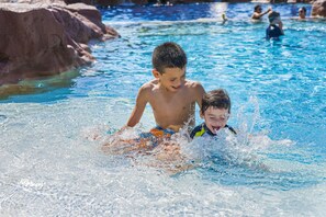 2 outdoor pools, pool umbrellas, sun loungers