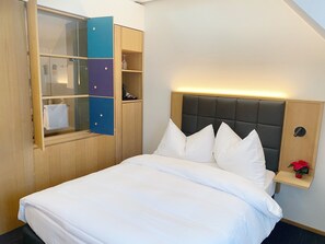 ห้องเบสิกดับเบิล | เครื่องนอนระดับพรีเมียม, ผ้านวมขนเป็ด, มินิบาร์ฟรี, ตู้นิรภัยในห้องพัก