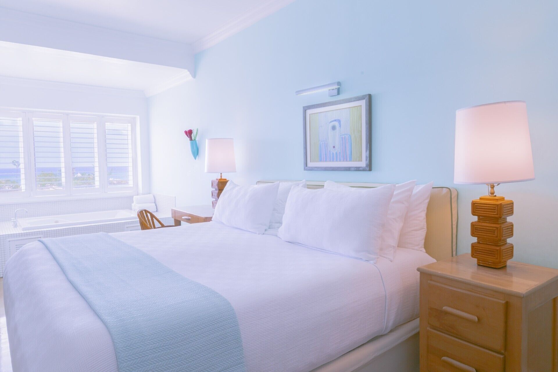One Bedroom Ocean Suite | Premium bedding, minibar, in-room safe, desk