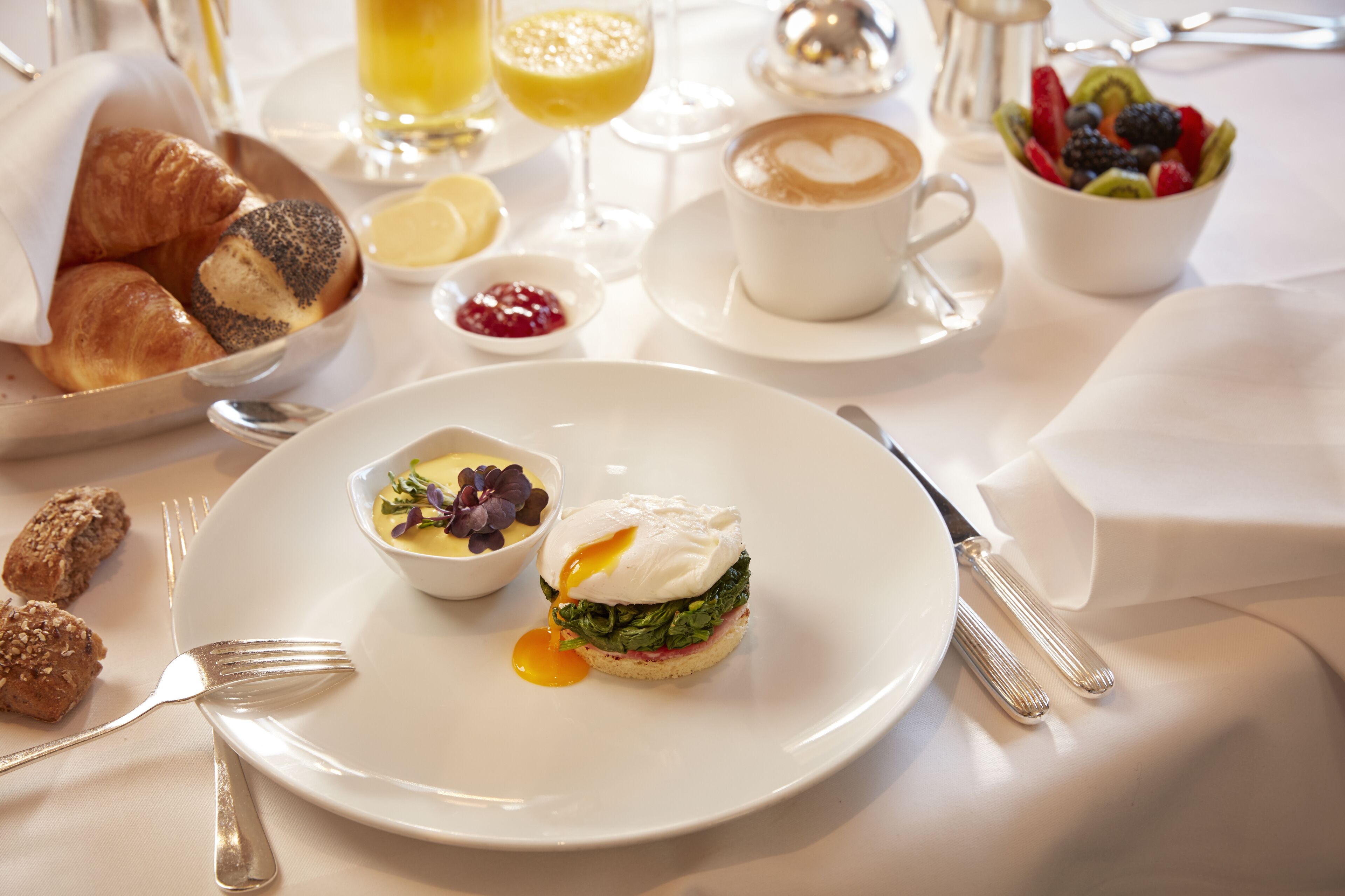 daily buffet breakfast (chf 35 per person)