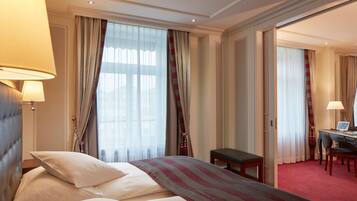Ropa de cama de alta calidad y artículos del minibar gratis