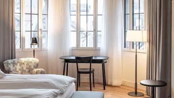 In-room safe, blackout curtains, free cots/infant beds, free WiFi