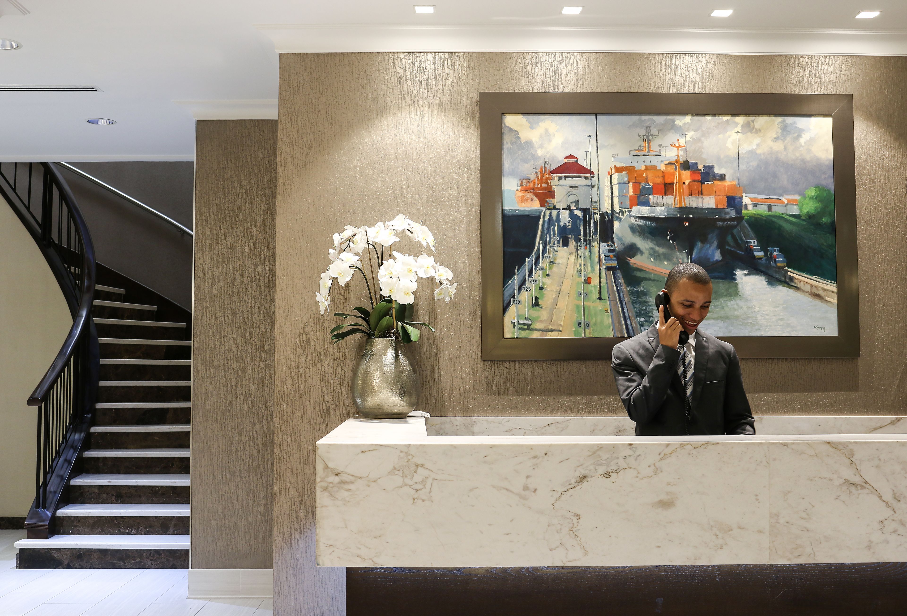 check-in/check-out kiosk