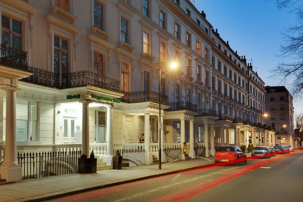 Front of property – evening/night