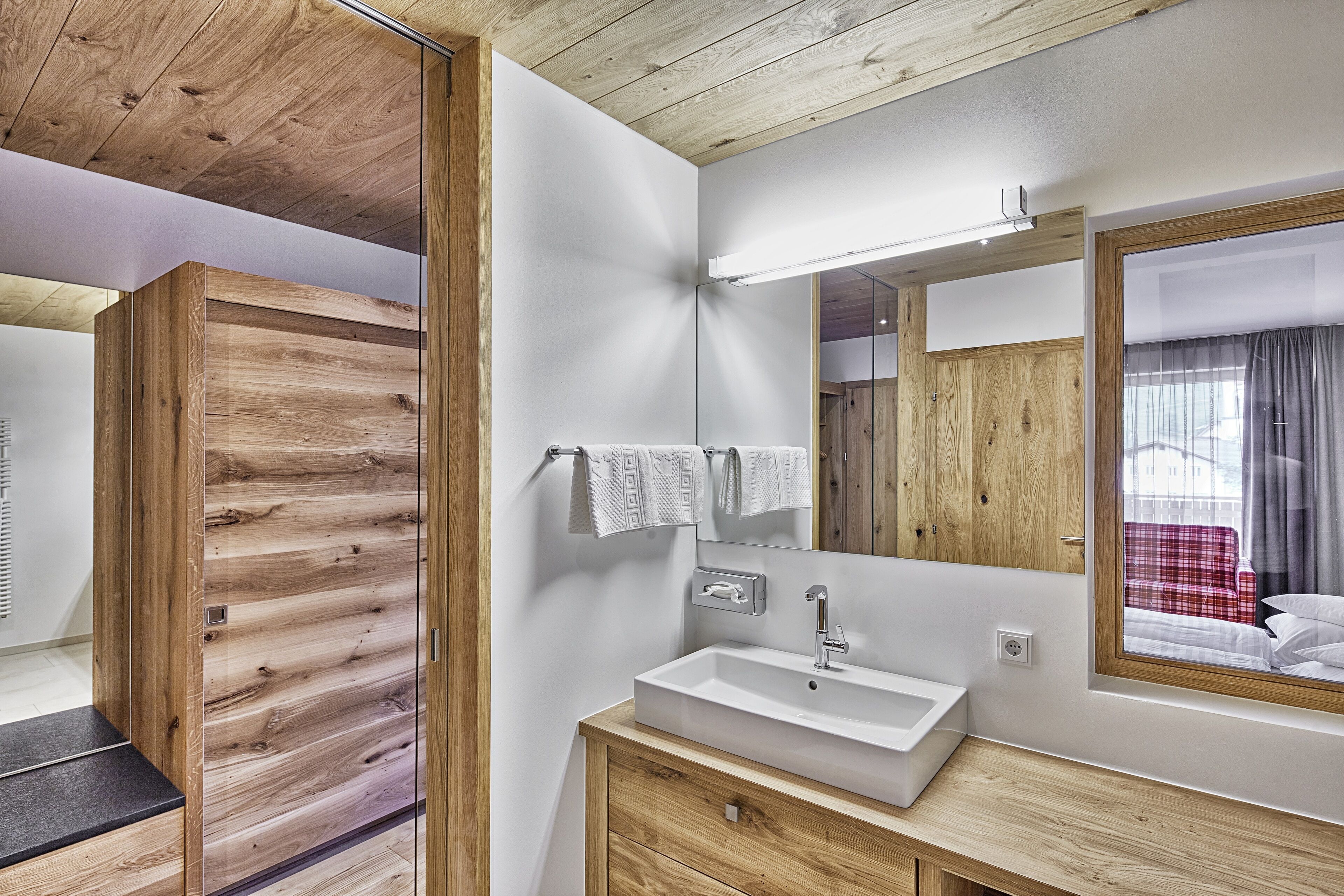 junior double room, balcony, mountain view | bathroom | free toiletries, hair dryer, bathrobes, slippers