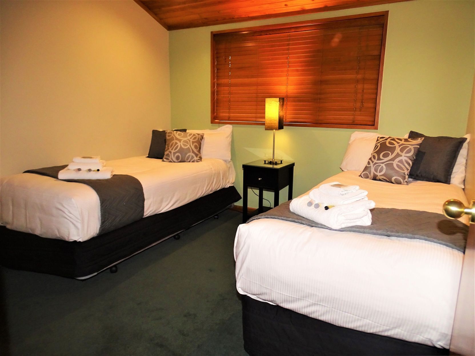 Egyptian cotton sheets, desk, soundproofing, iron/ironing board