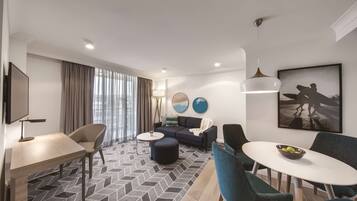 49-inch TV with cable channels