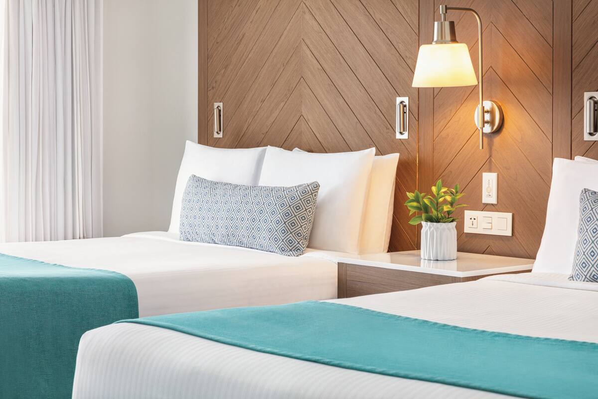 Minibar, in-room safe, desk, blackout curtains