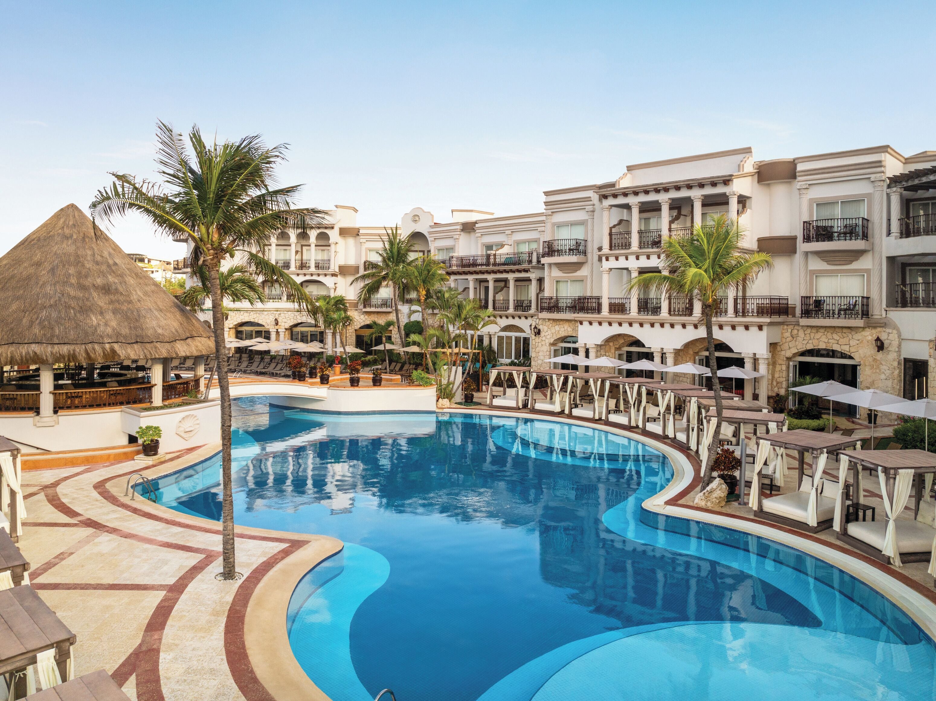 2 outdoor pools, a rooftop pool, cabanas (surcharge), pool umbrellas