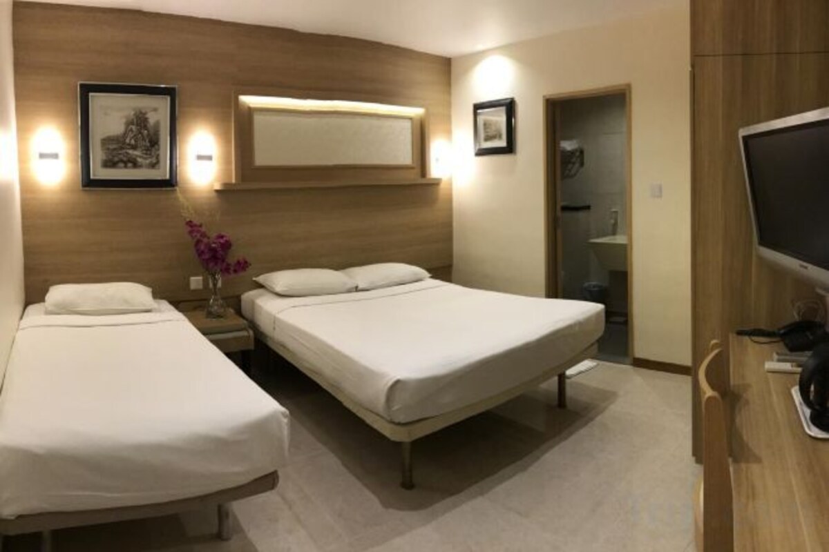 In-room safe, desk, blackout curtains, iron/ironing board (on request)