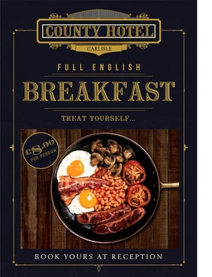 Tägliches englisches Frühstück (10.00 GBP pro Person)