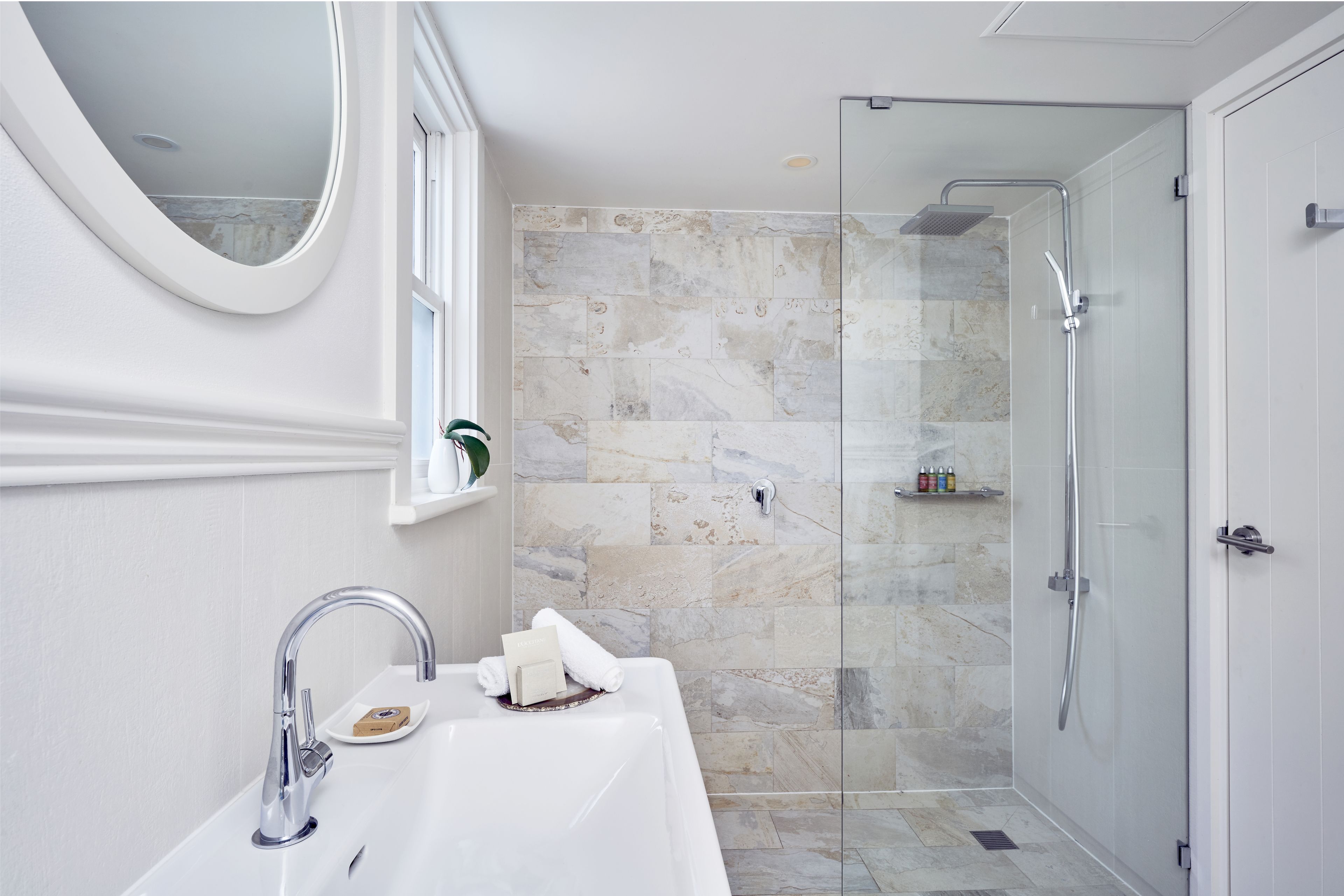 free toiletries, hair dryer, bathrobes, slippers