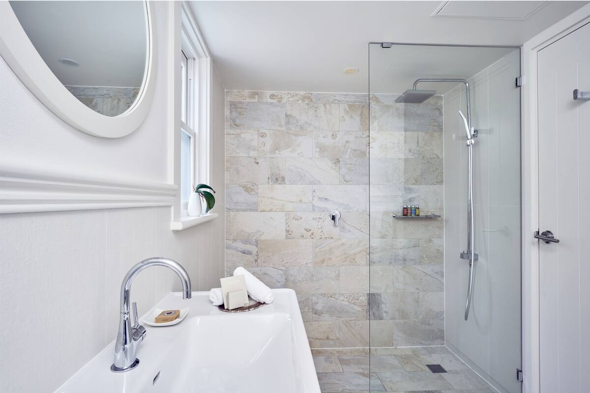 free toiletries, hair dryer, bathrobes, slippers