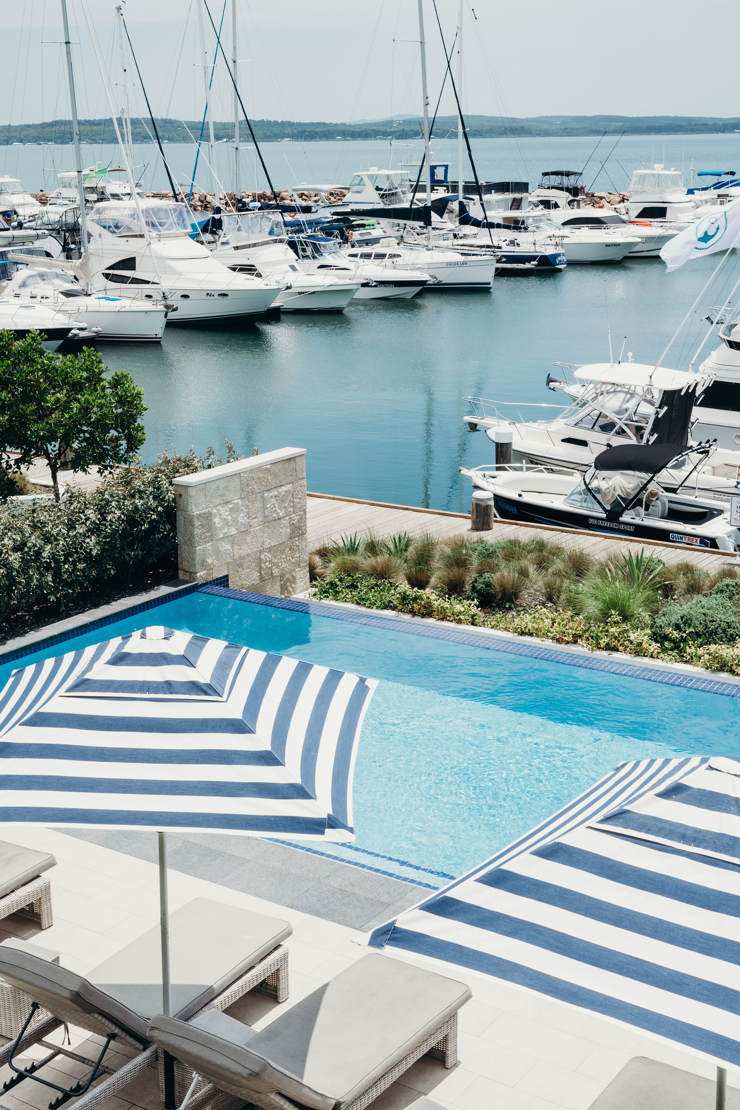 2 outdoor pools, open 8 am to 8 pm, pool umbrellas, pool loungers