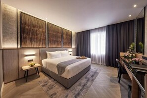 Minibar, in-room safe, desk, blackout drapes