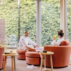 Couples treatment rooms, hot tub, body treatments, hot stone massages