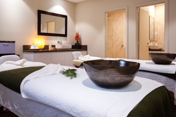 Couples treatment room(s), hot tub, body treatments, hot stone massages