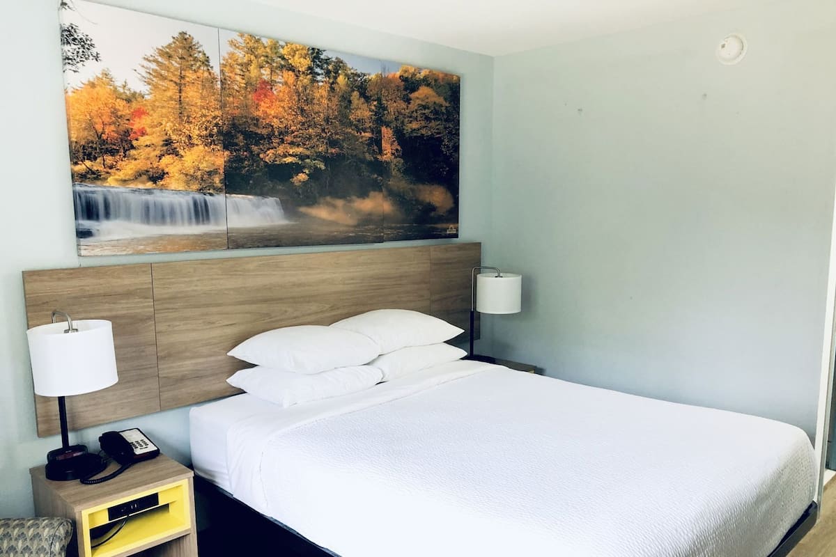 Desk, iron/ironing board, free WiFi, bed sheets