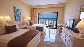 Premium bedding, pillowtop beds, in-room safe, individually decorated