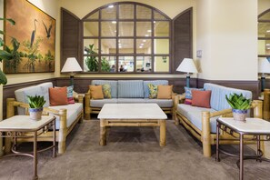 Sala de estar en el lobby