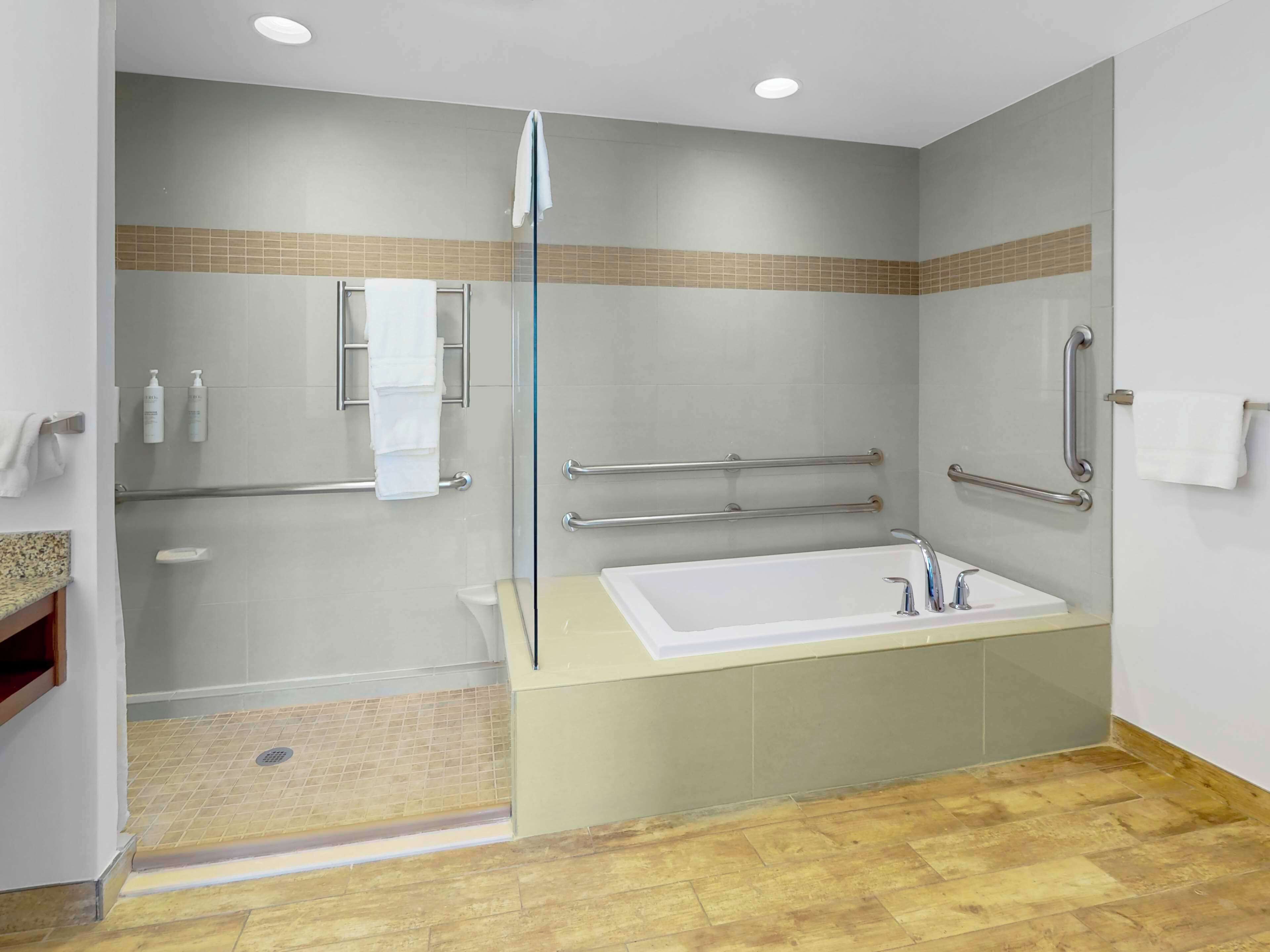 free toiletries, hair dryer, towels, soap